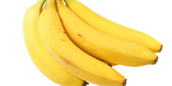 les bananes sont interdites dans le régime à base d'œufs